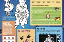 Children's activity page in War Cry magazine