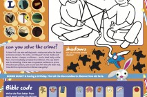 Children's activity page in the War Cry Magazine
