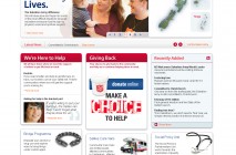 Homepage of The Salvation Army Territorial website.