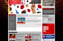 Homepage of The Salvation Army youth website.