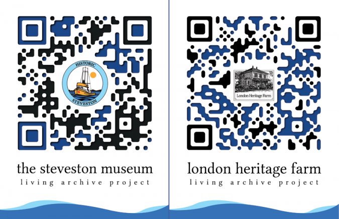 Plaque designs for Steveston Museum and London Heritage Farm